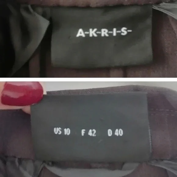 Akris Wool Summer Blazer Single Breasted with Hidden Snap Closure Size 10 - Picture 14 of 17